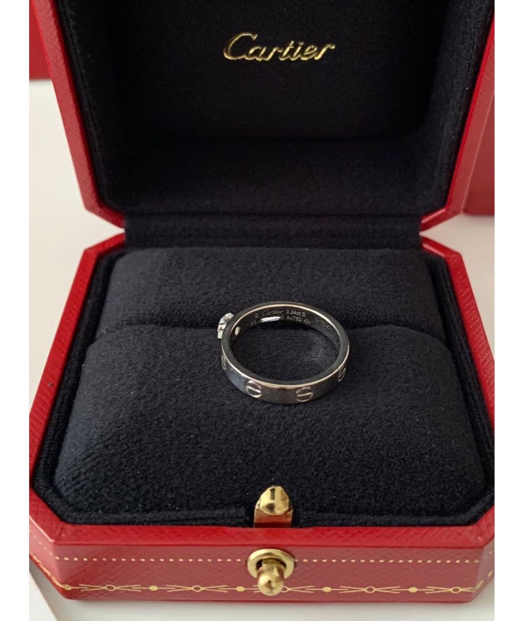 CARTIER Серебряное кольцо из белого золота, фото 7
