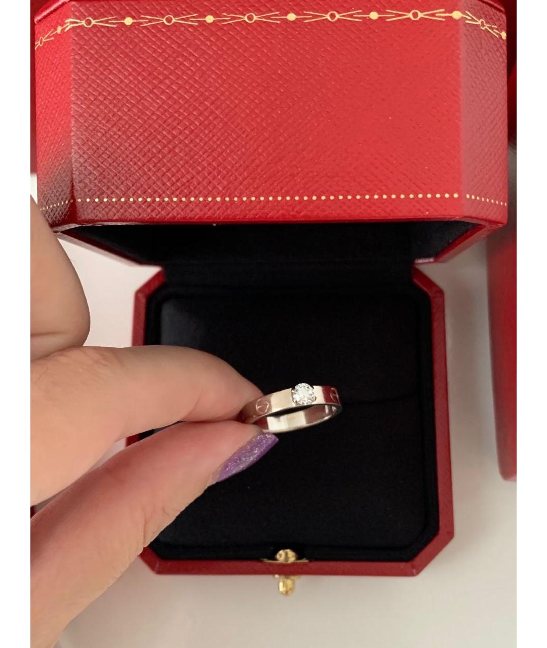 CARTIER Серебряное кольцо из белого золота, фото 3