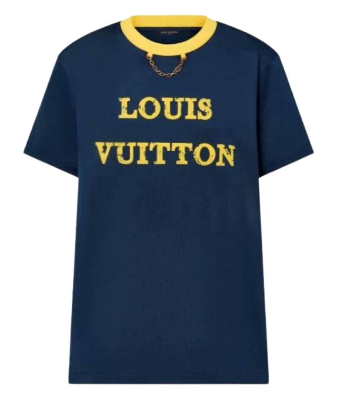 LOUIS VUITTON Синяя футболка, фото 1