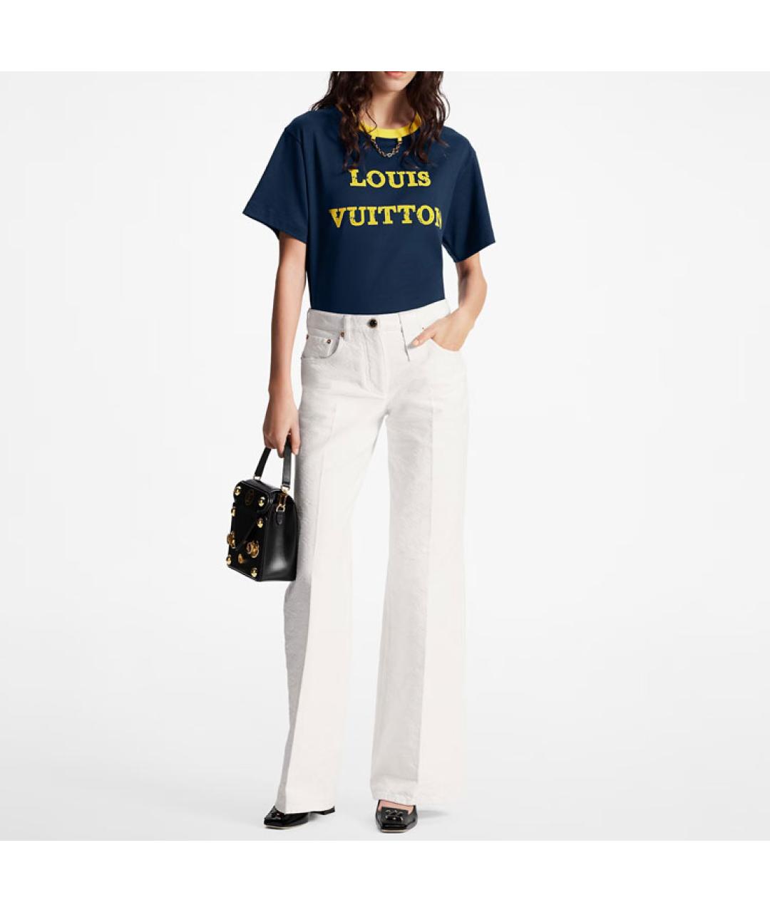 LOUIS VUITTON Синяя футболка, фото 2