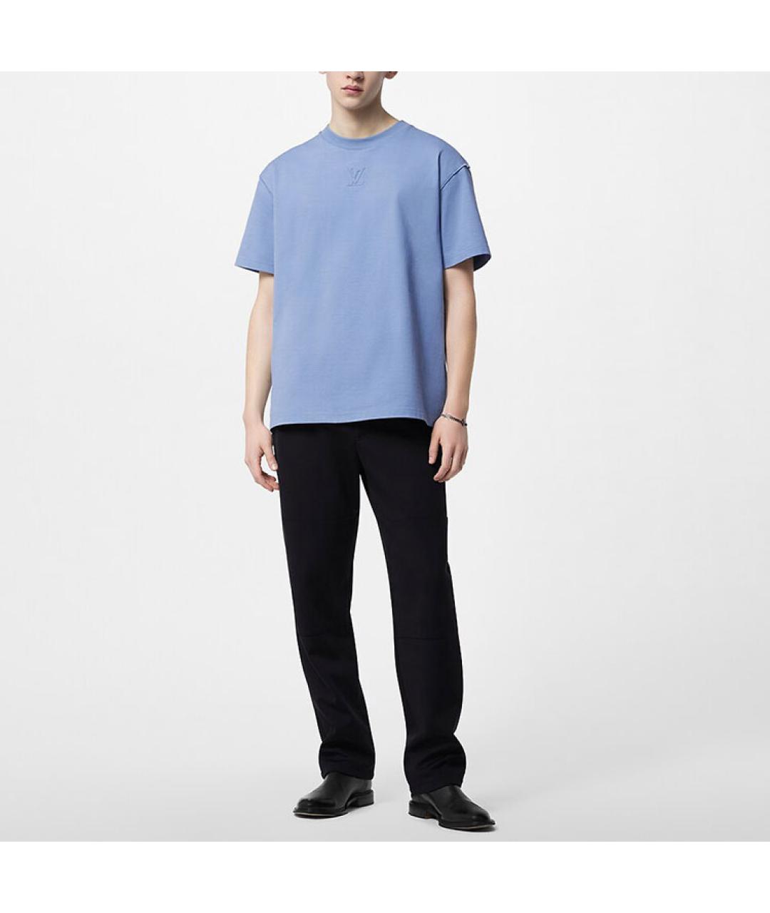 LOUIS VUITTON Синяя футболка, фото 2