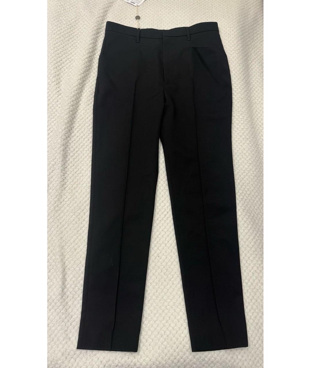 ISABEL MARANT Черные шерстяные прямые брюки, фото 9
