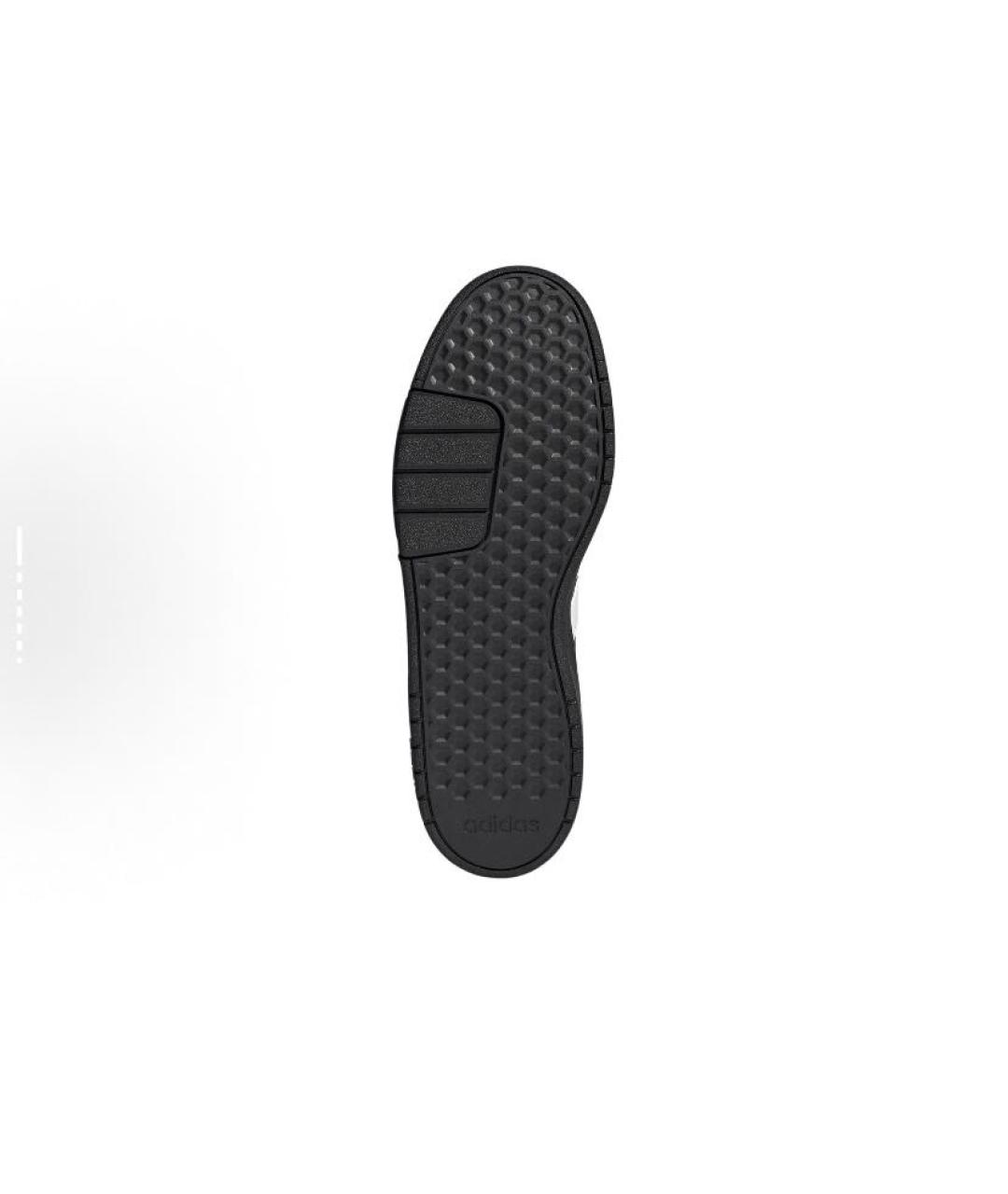 ADIDAS Черные кожаные низкие кроссовки / кеды, фото 5
