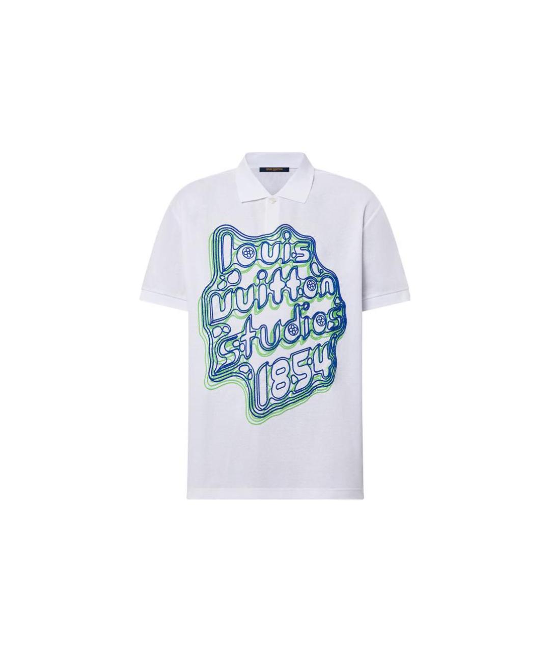 LOUIS VUITTON Белое поло с коротким рукавом, фото 7