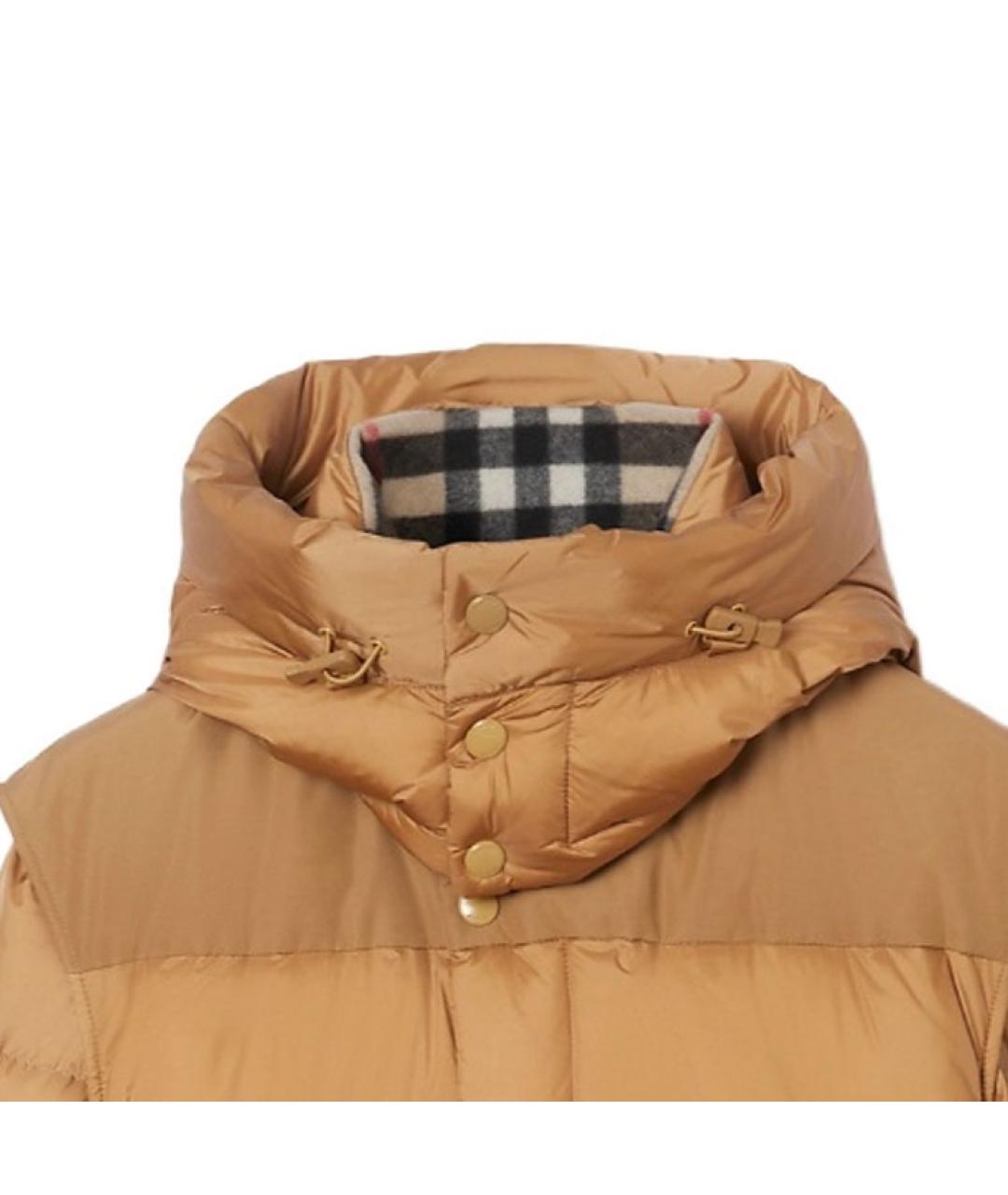 BURBERRY Коричневый пуховик, фото 6