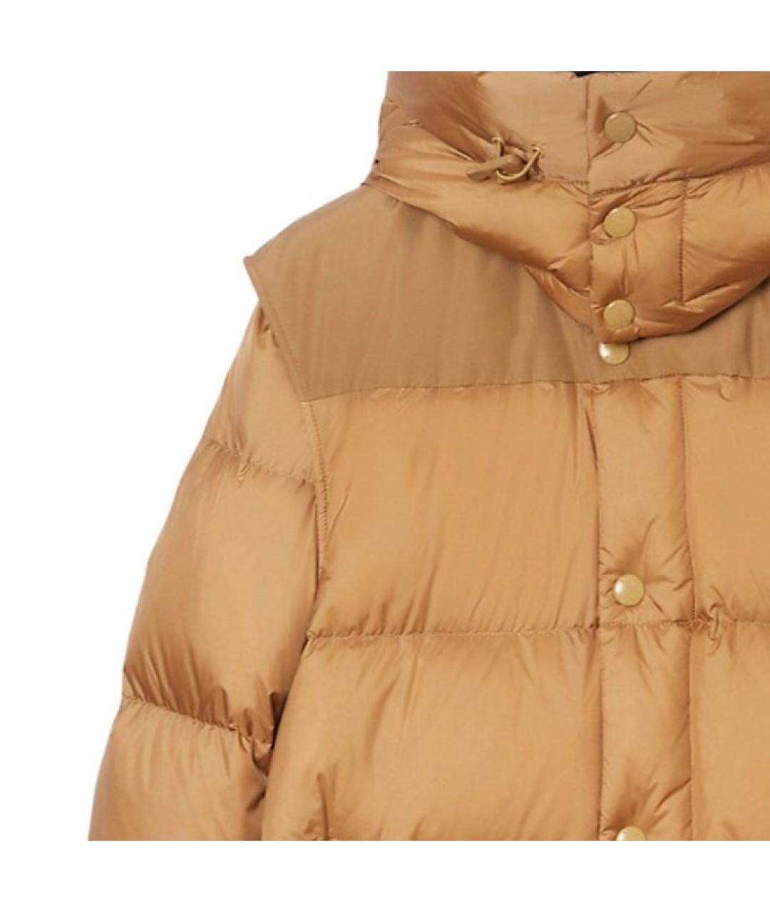 BURBERRY Коричневый пуховик, фото 5