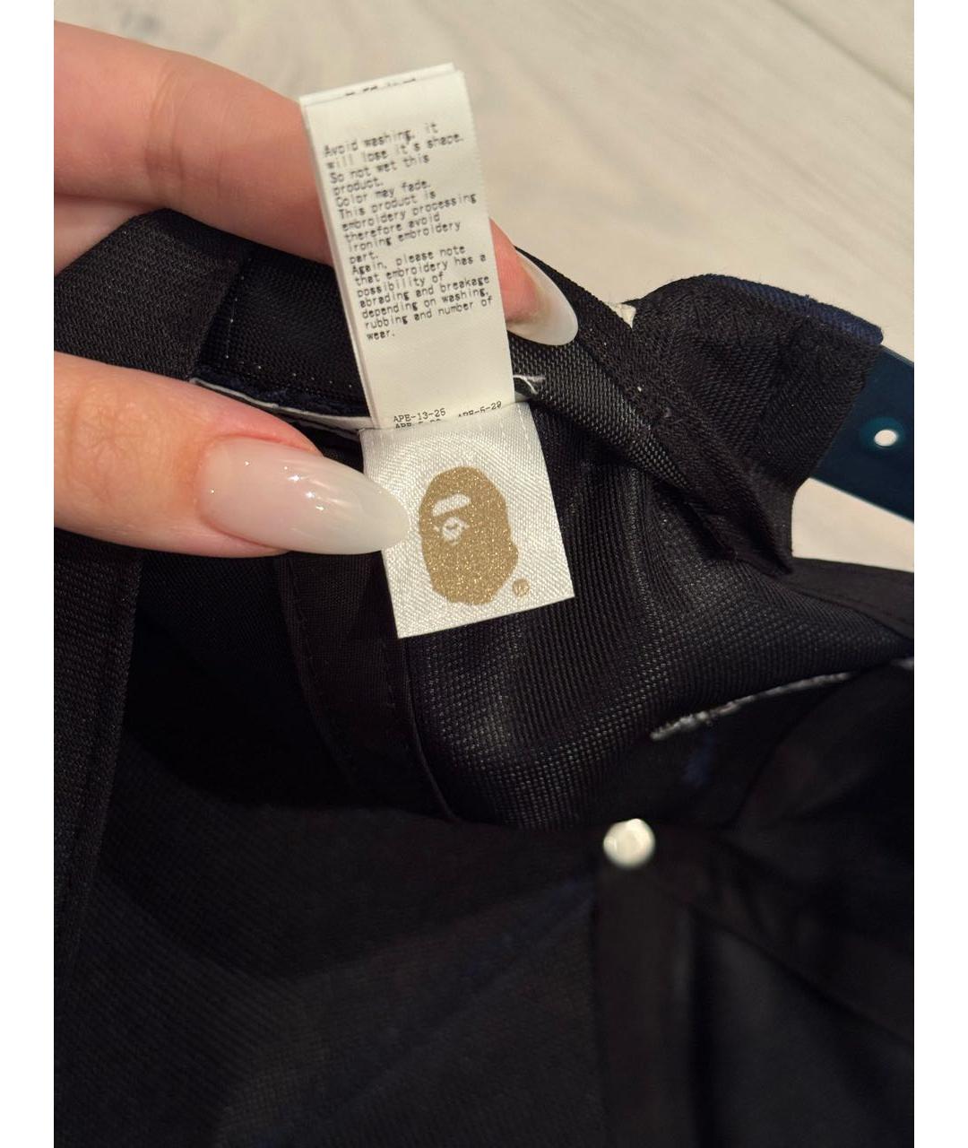 A BATHING APE Синяя хлопковая кепка/бейсболка, фото 5