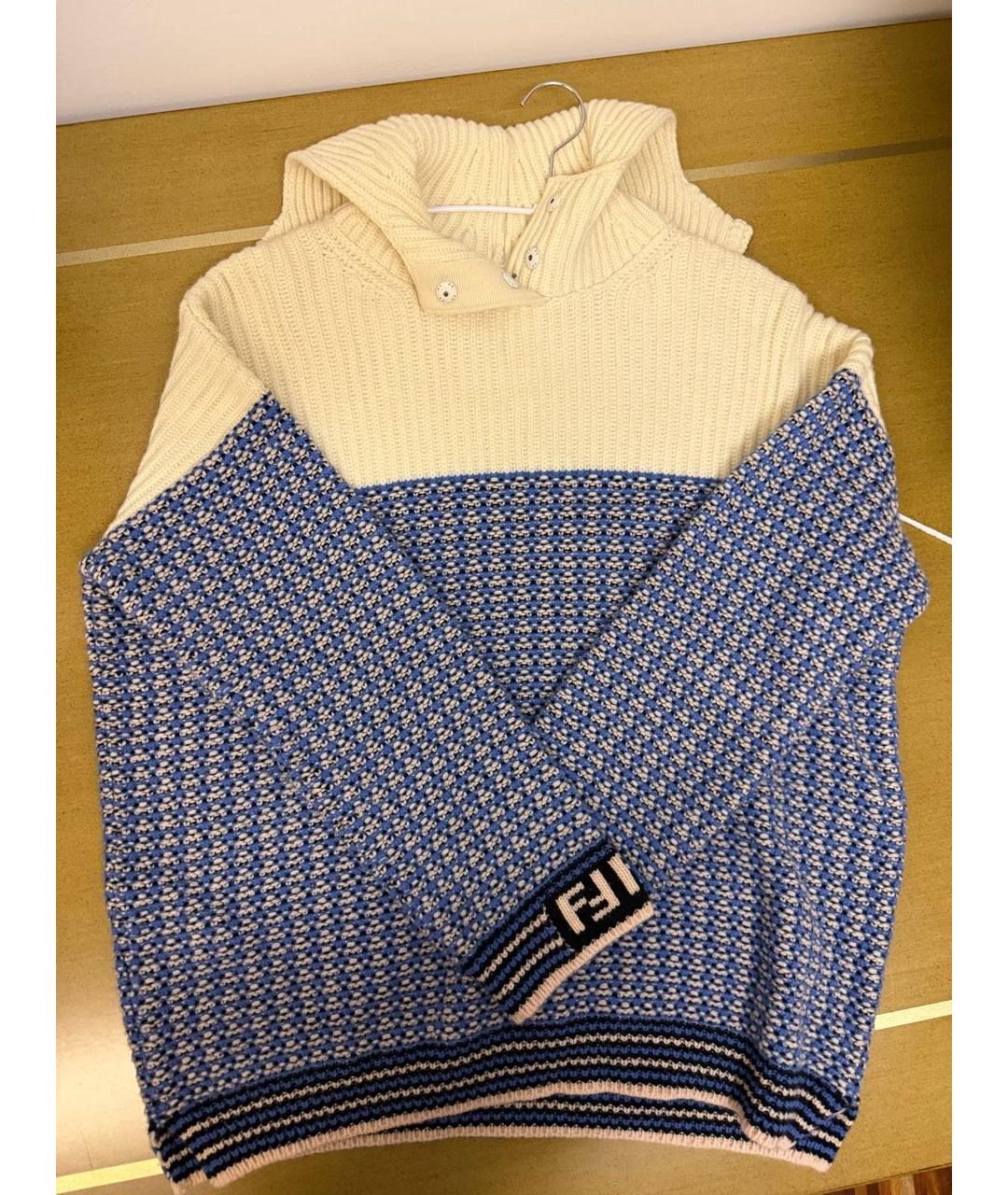 FENDI Мульти шерстяной джемпер / свитер, фото 7