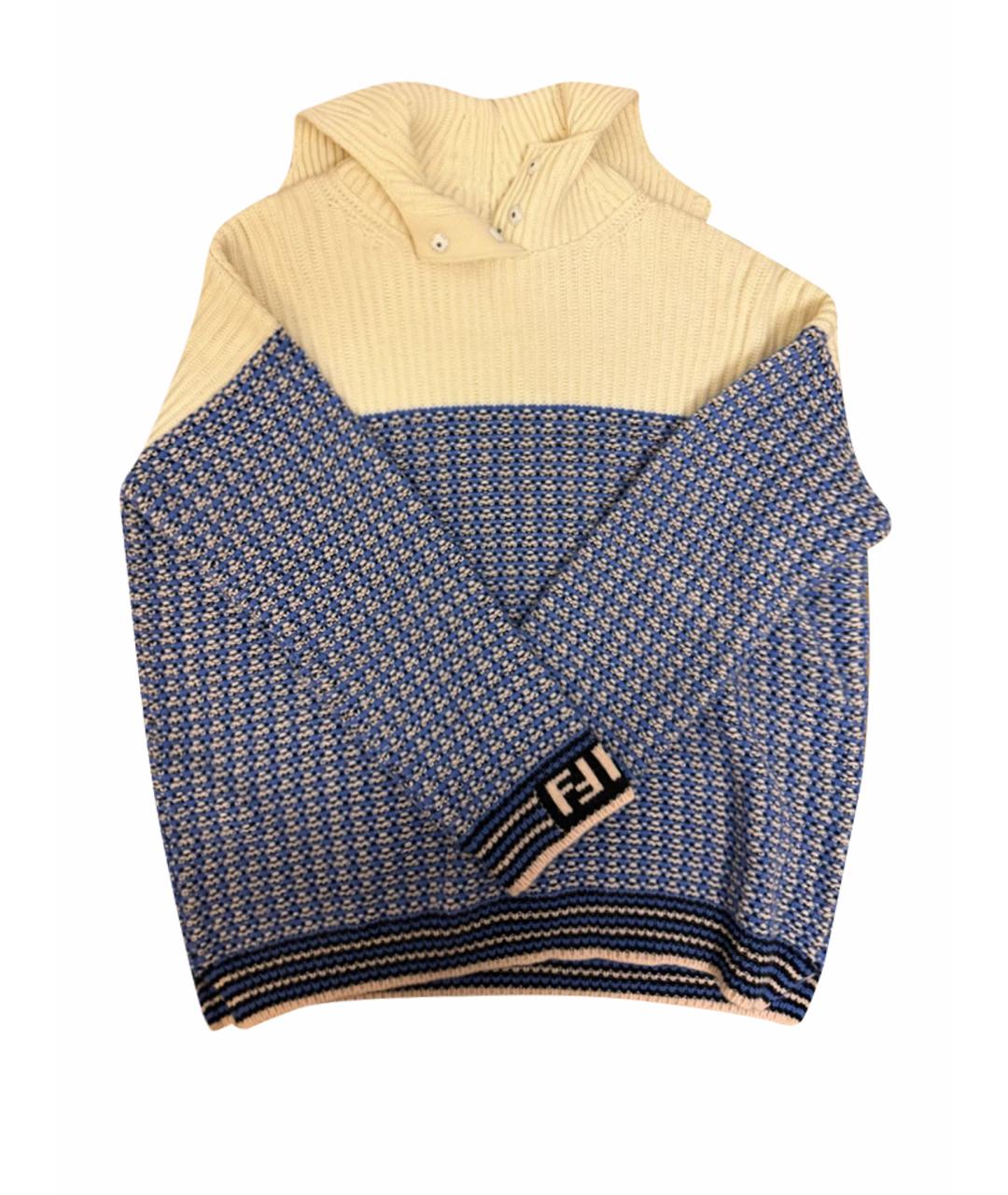 FENDI Мульти шерстяной джемпер / свитер, фото 1