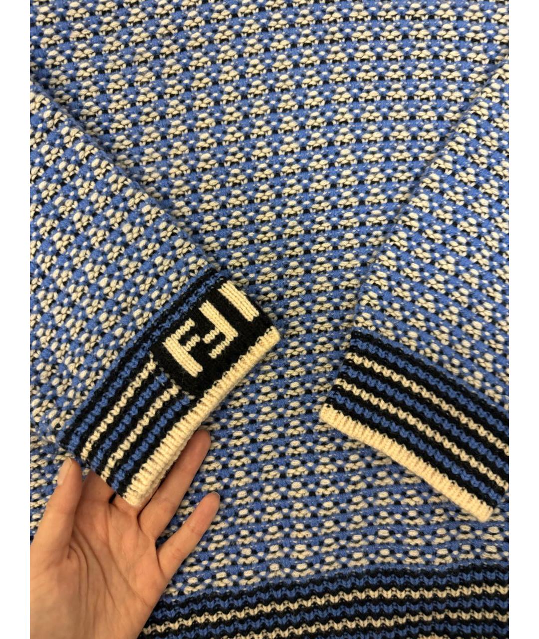 FENDI Мульти шерстяной джемпер / свитер, фото 4