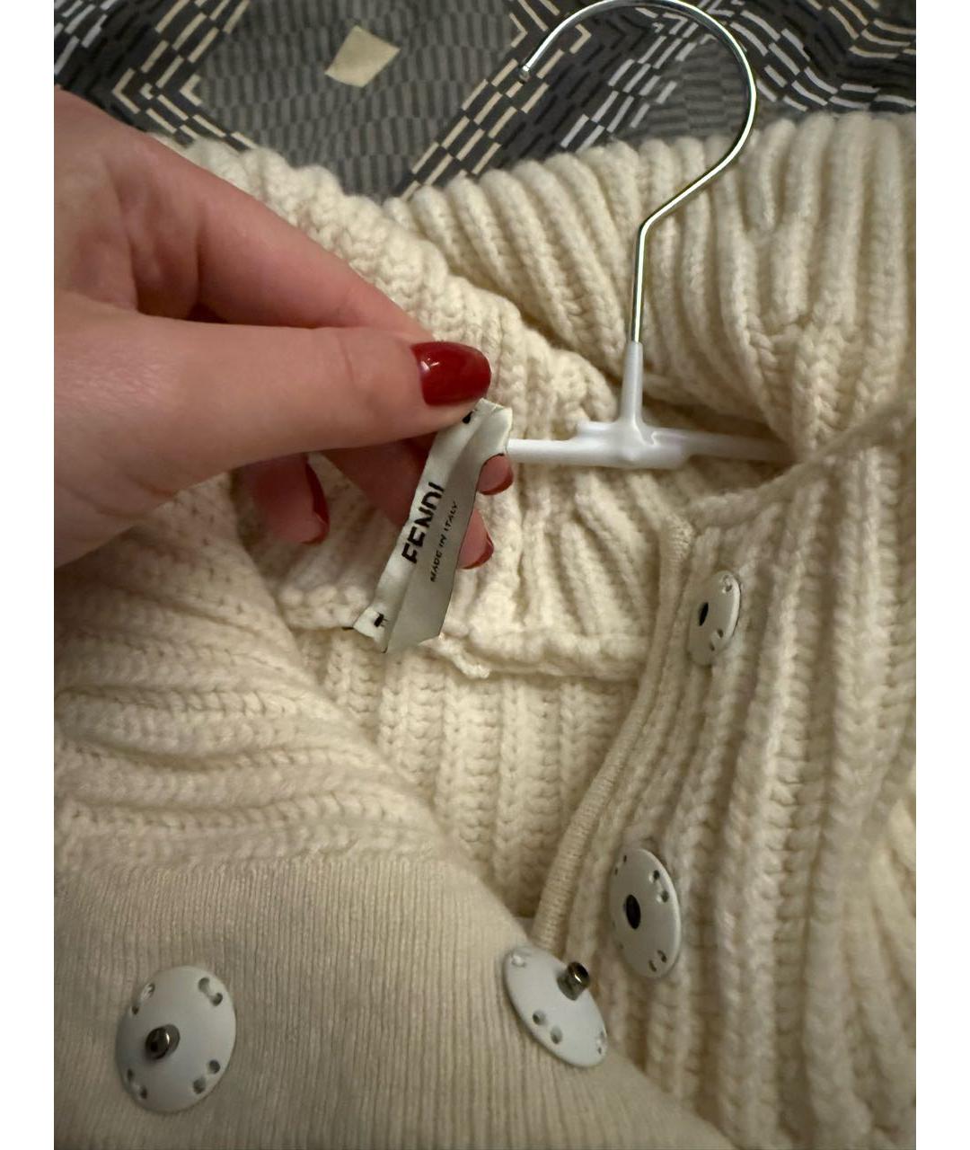 FENDI Мульти шерстяной джемпер / свитер, фото 3