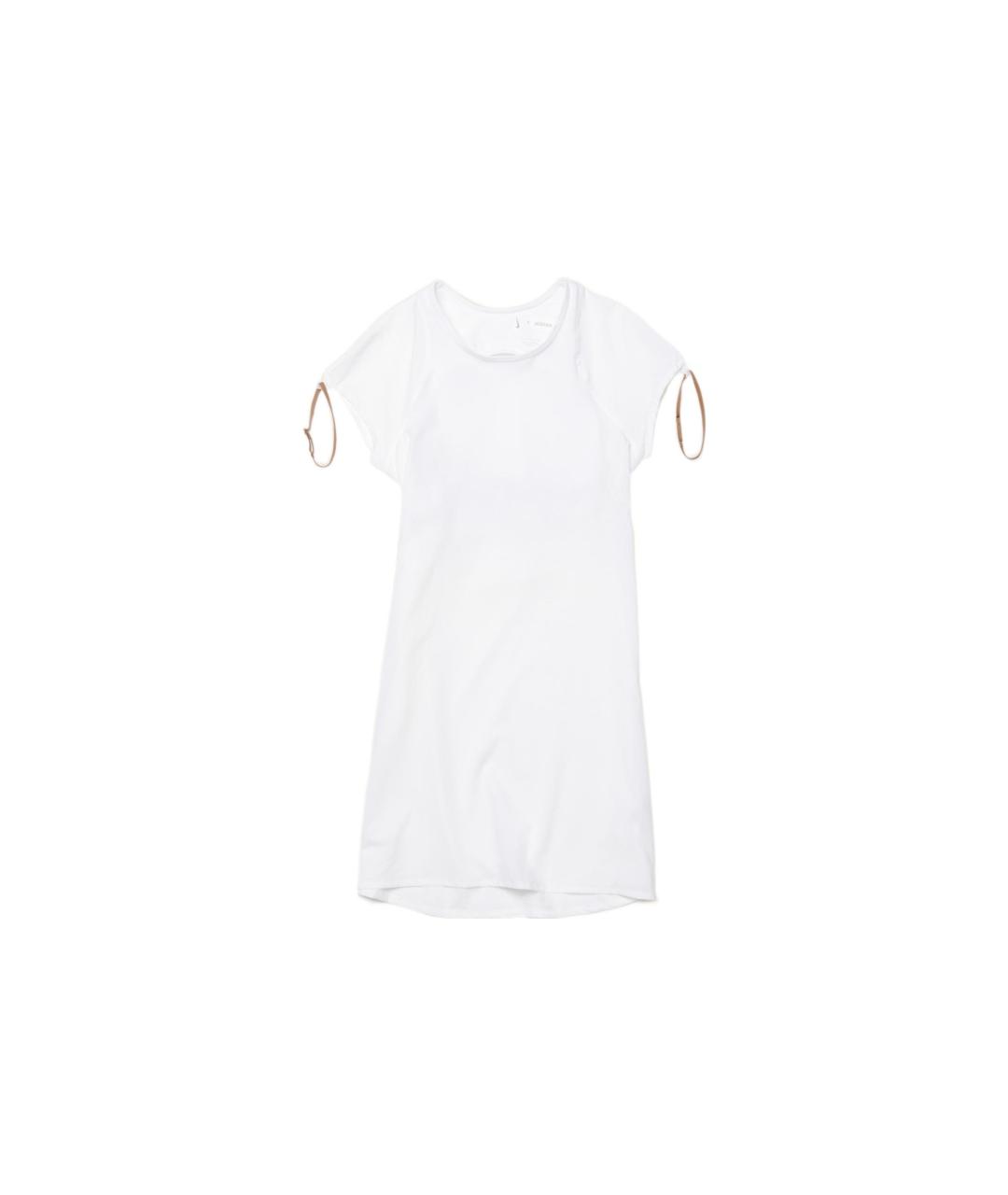 JACQUEMUS Белое повседневное платье, фото 6