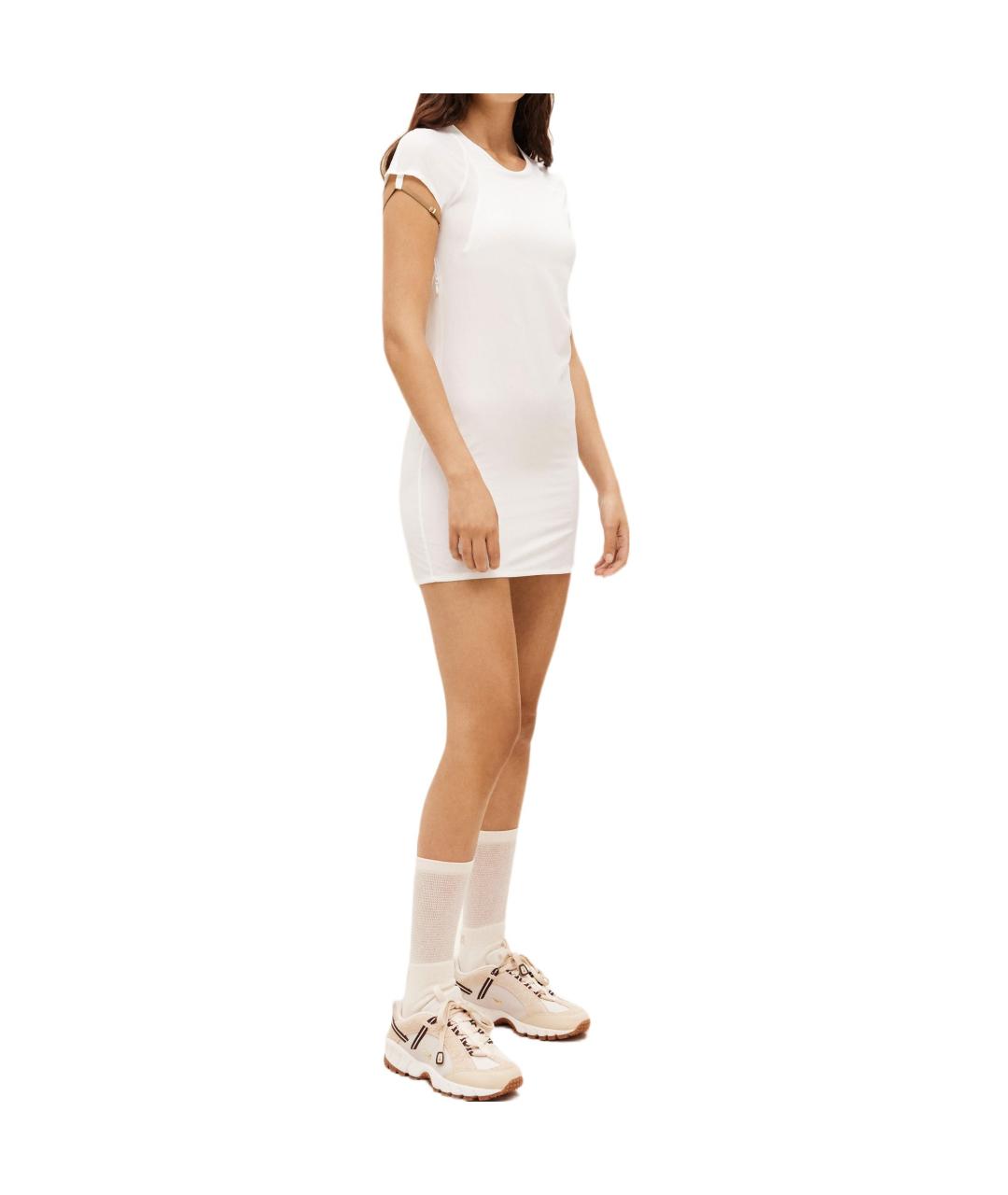 JACQUEMUS Белое повседневное платье, фото 5