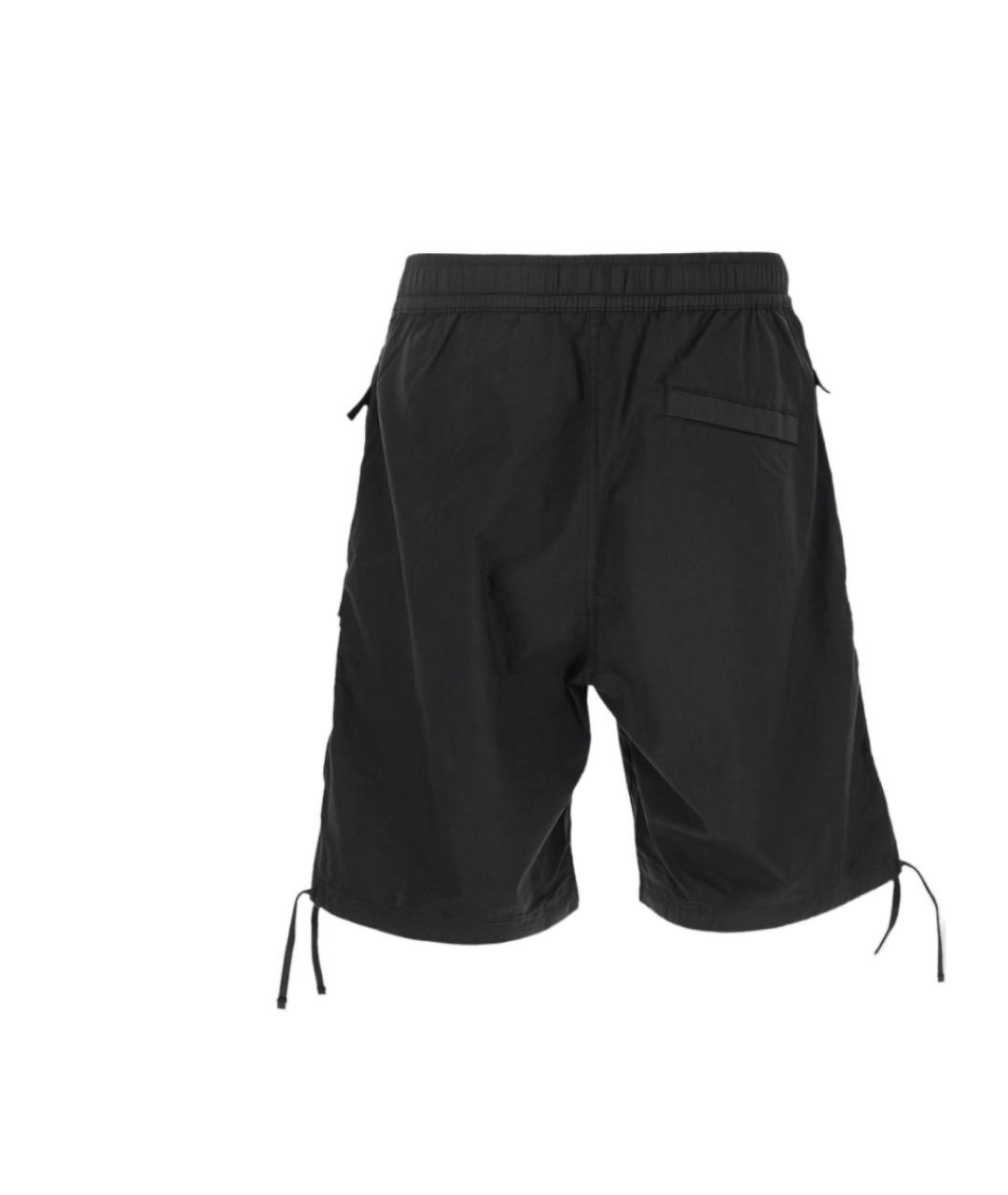 STONE ISLAND Черные шорты, фото 2