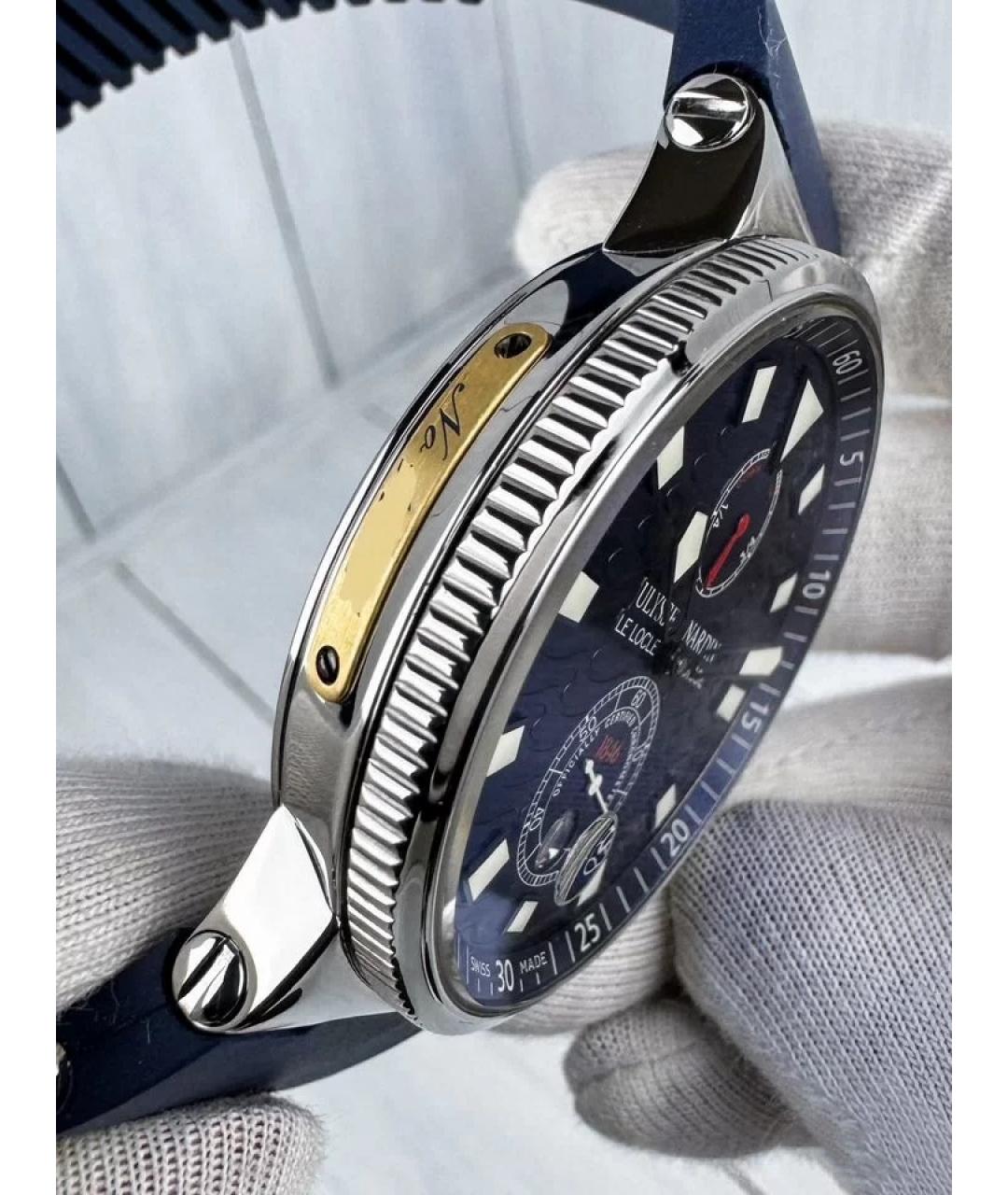 Ulysse Nardin Темно-синие часы, фото 4