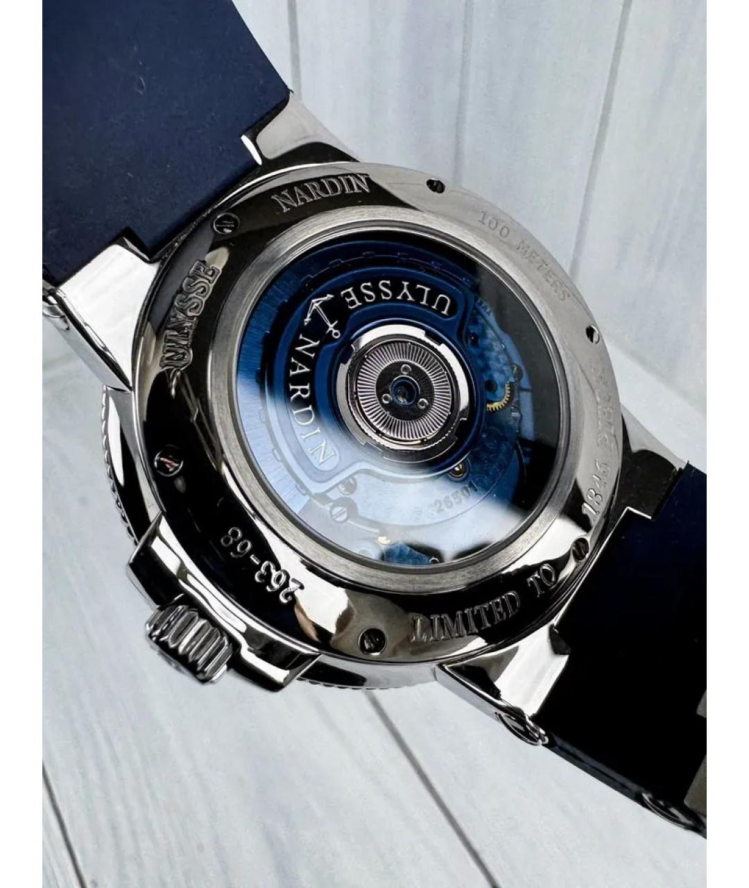 Ulysse Nardin Темно-синие часы, фото 5