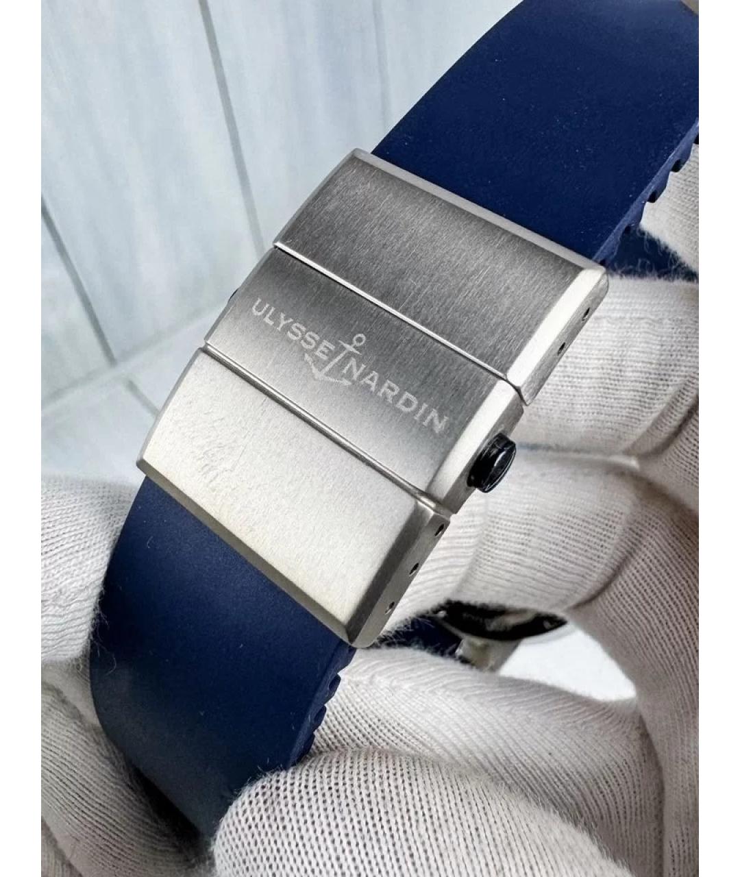 Ulysse Nardin Темно-синие часы, фото 6