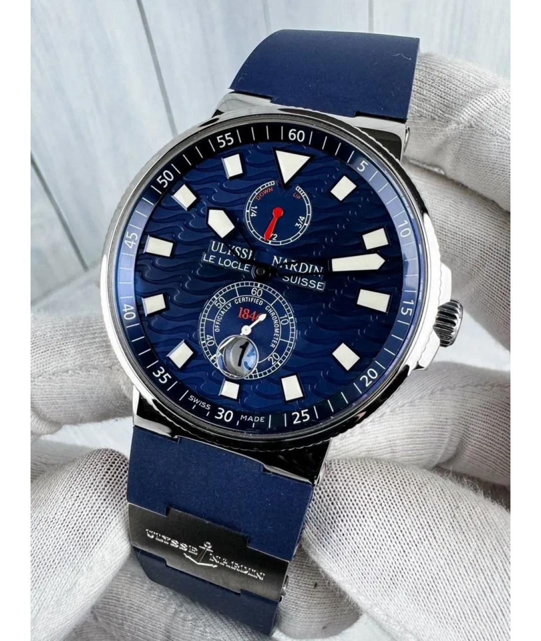 Ulysse Nardin Темно-синие часы, фото 2