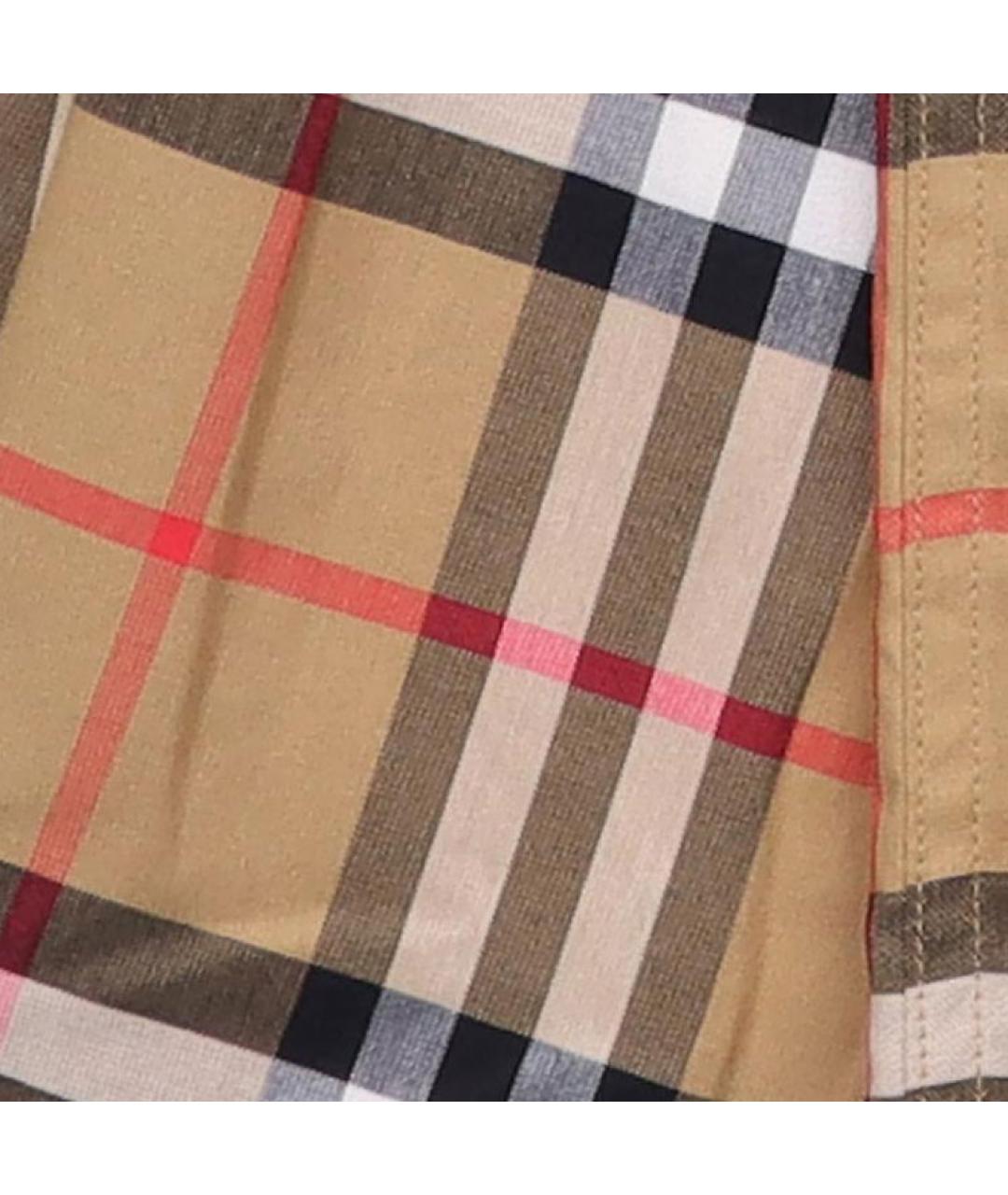 BURBERRY Бежевая хлопковая рубашка, фото 6