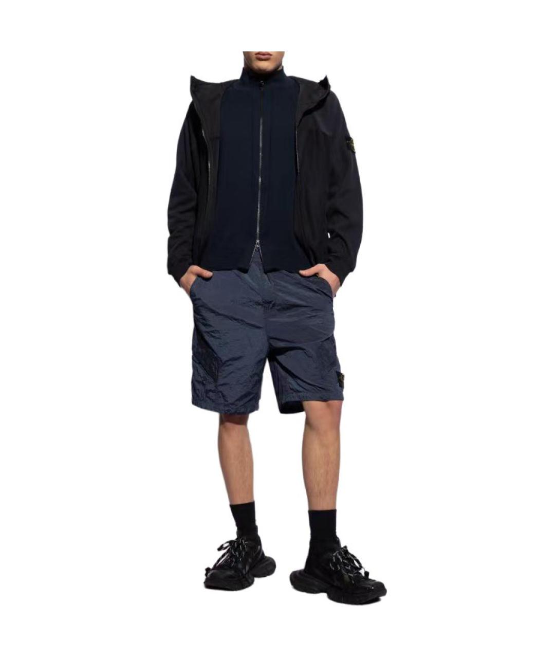 STONE ISLAND Синие шорты, фото 3