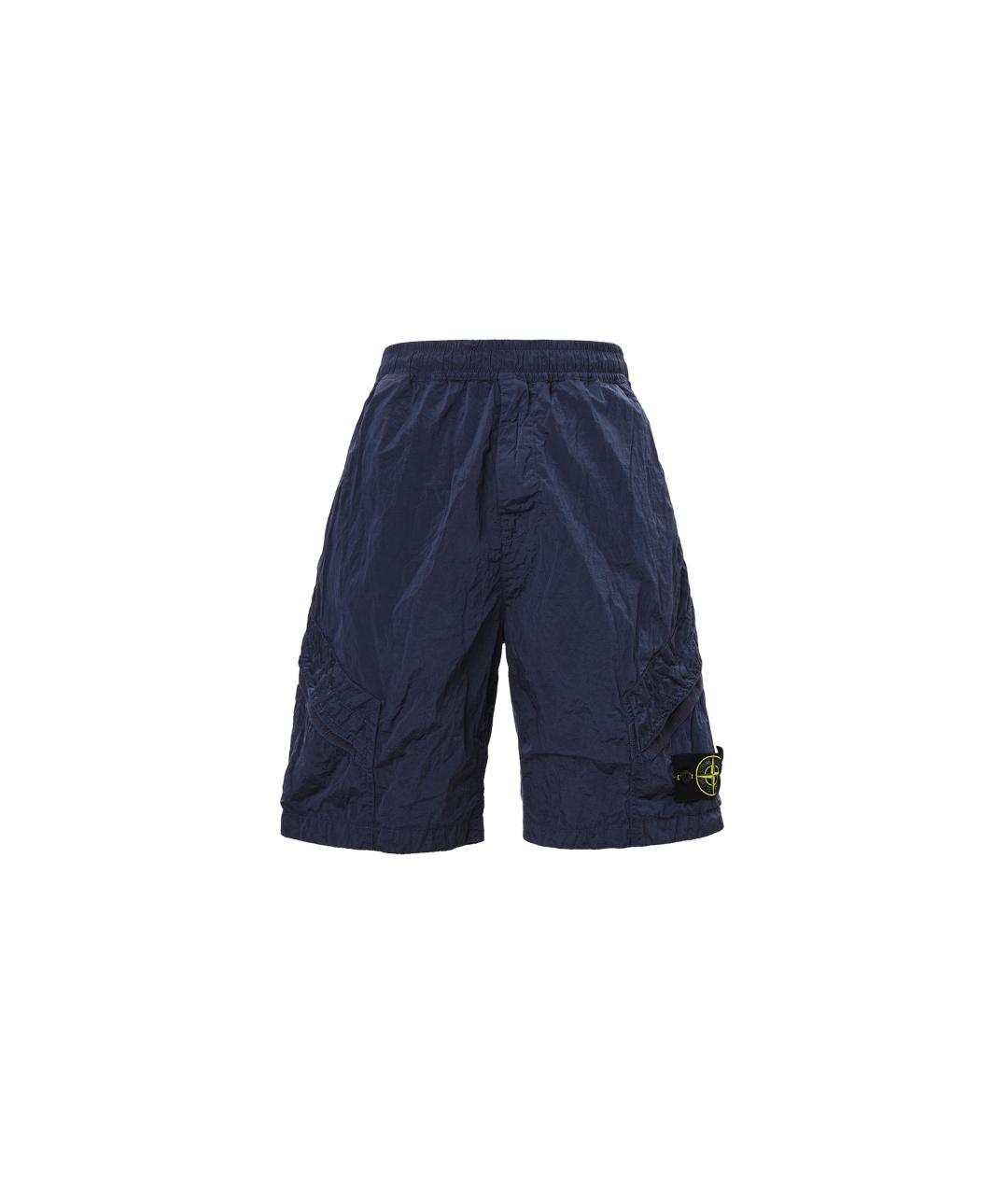 STONE ISLAND Синие шорты, фото 6