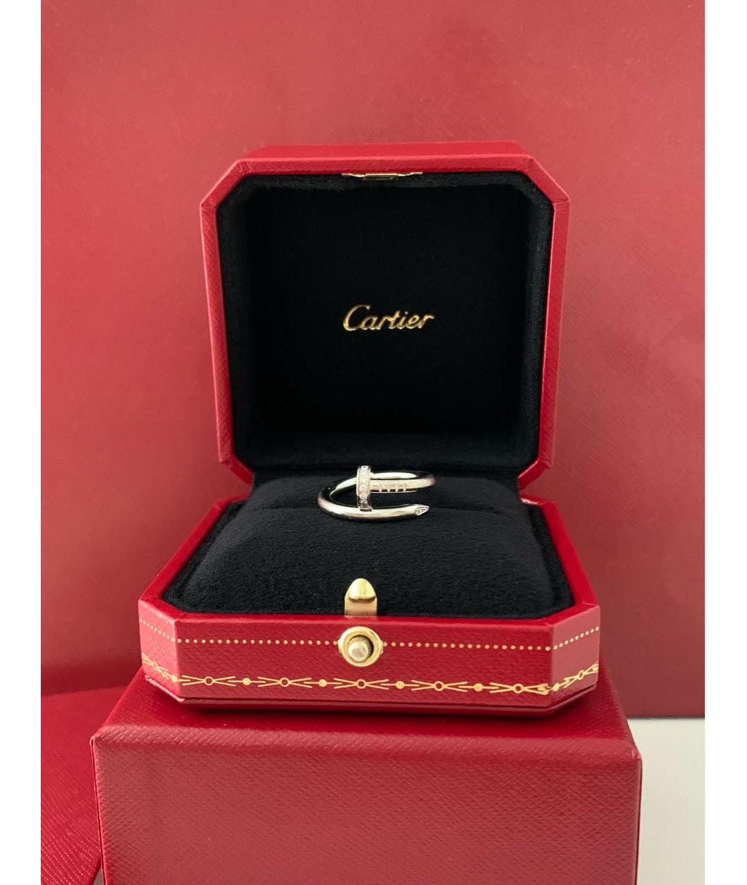 CARTIER Серебряное кольцо из белого золота, фото 4