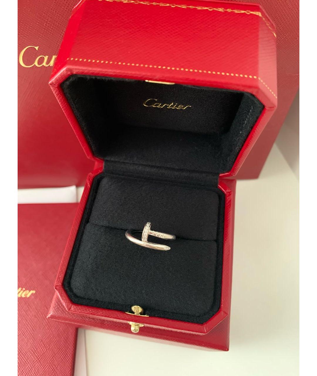 CARTIER Серебряное кольцо из белого золота, фото 3