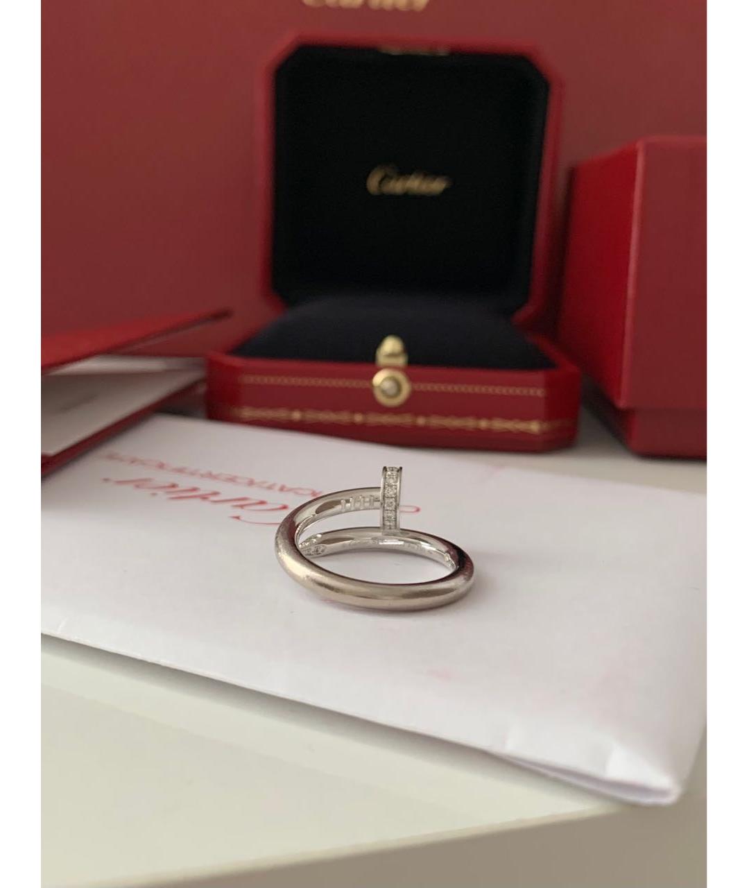 CARTIER Серебряное кольцо из белого золота, фото 6