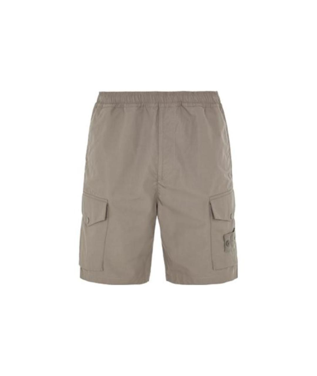 STONE ISLAND Коричневые шорты, фото 1