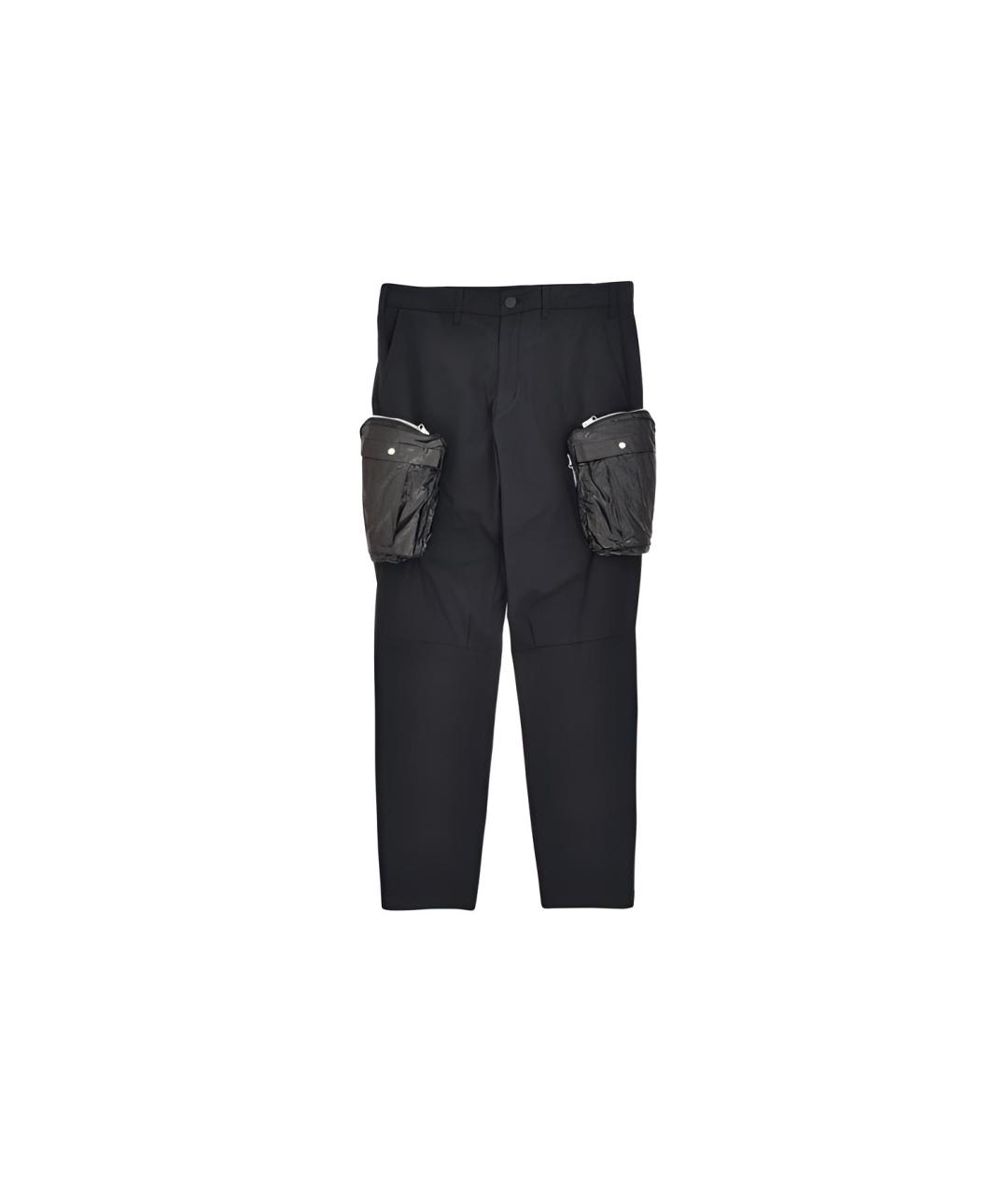 STONE ISLAND Черные повседневные брюки, фото 1