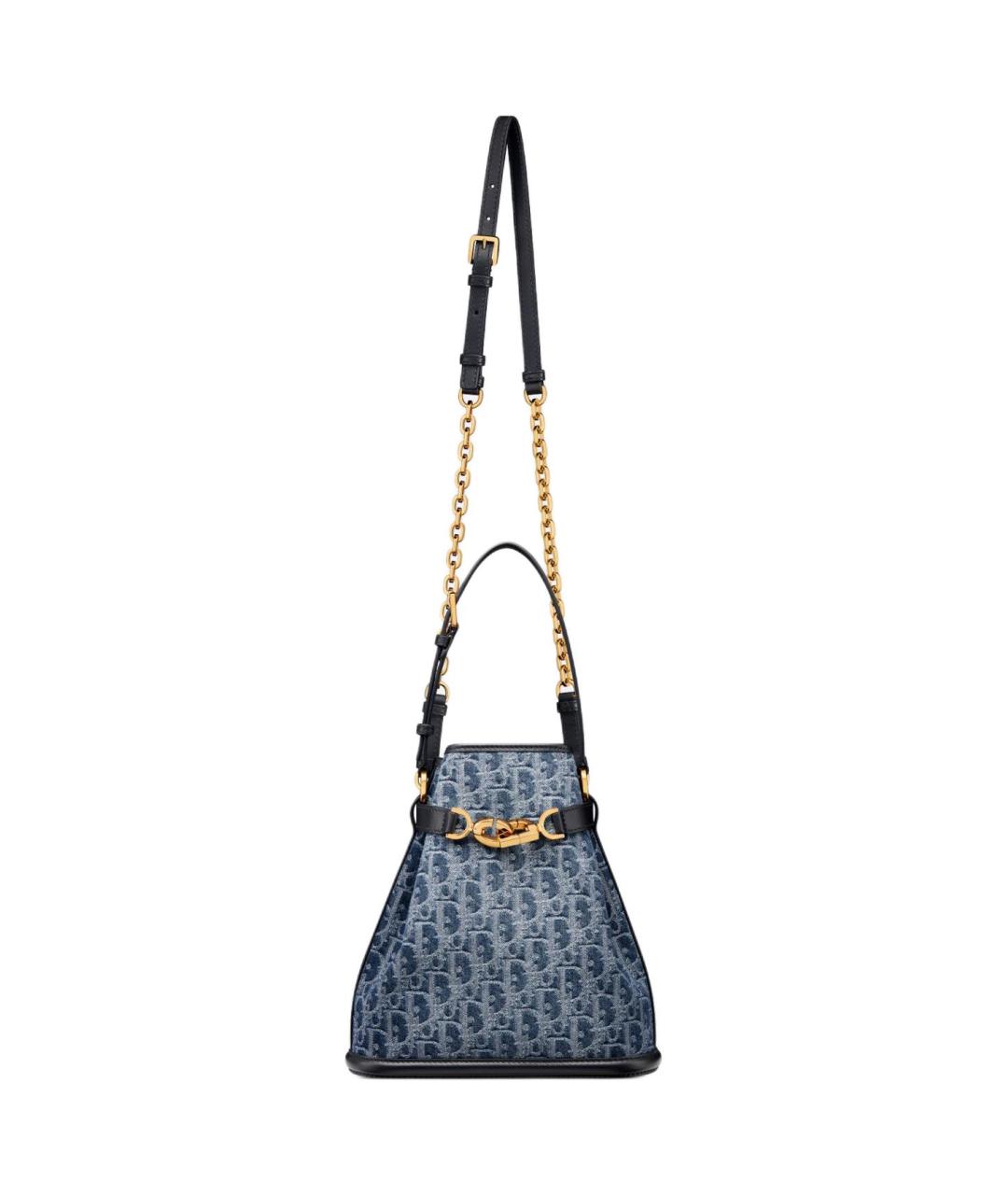 CHRISTIAN DIOR Синяя деним сумка через плечо, фото 2