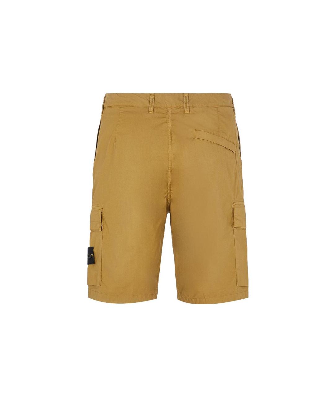 STONE ISLAND Коричневые шорты, фото 2