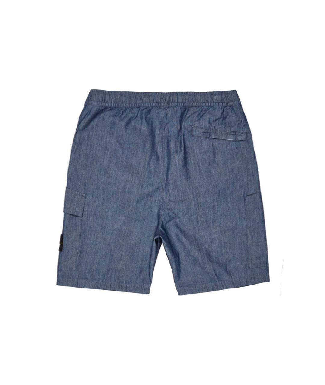 STONE ISLAND Синие шорты, фото 2