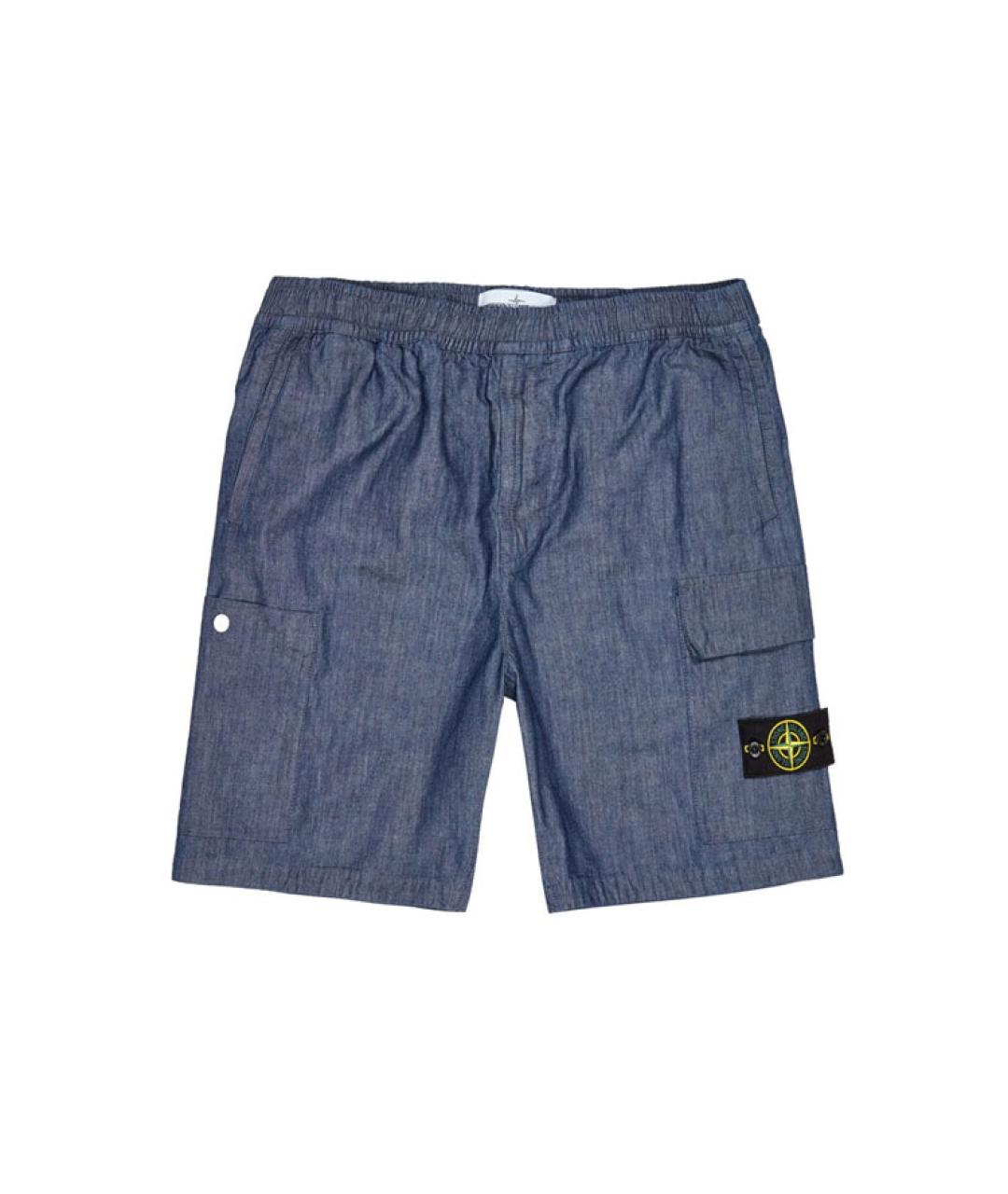 STONE ISLAND Синие шорты, фото 1