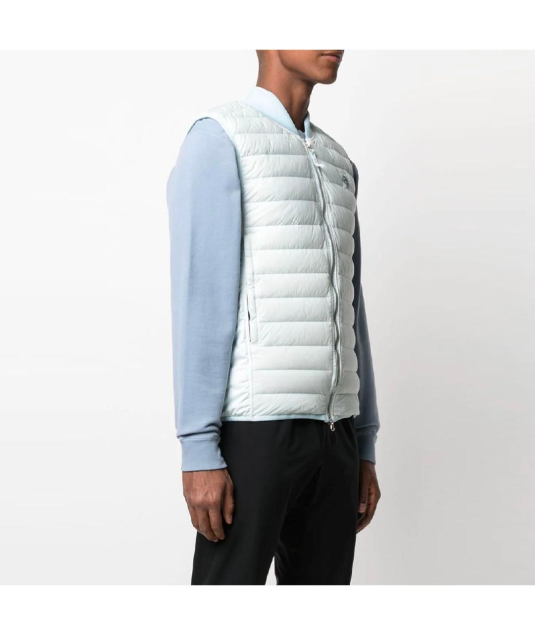 STONE ISLAND Голубой жилет, фото 4