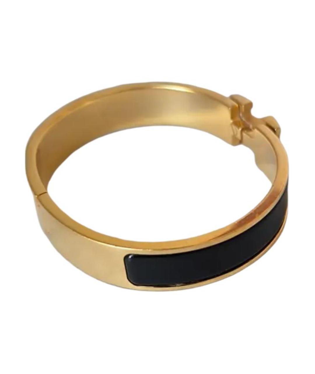 HERMES Золотой металлический браслет, фото 4