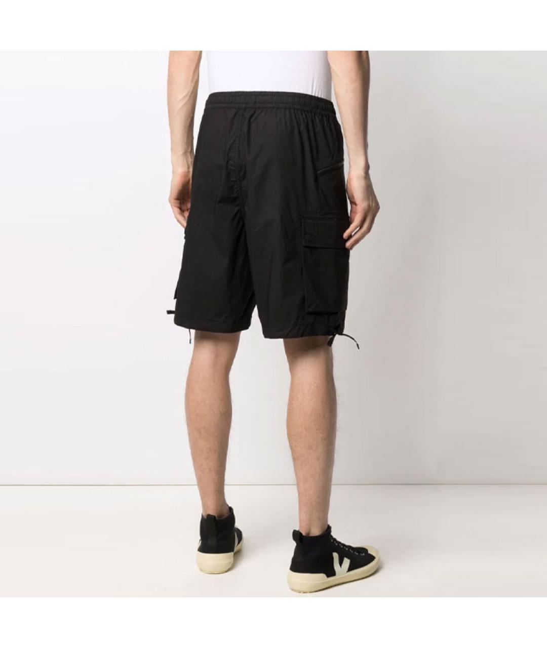 STONE ISLAND Черные шорты, фото 3