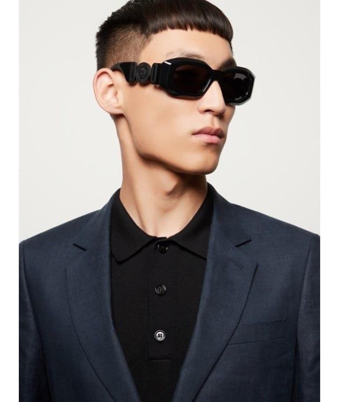 VERSACE Черные солнцезащитные очки, фото 8