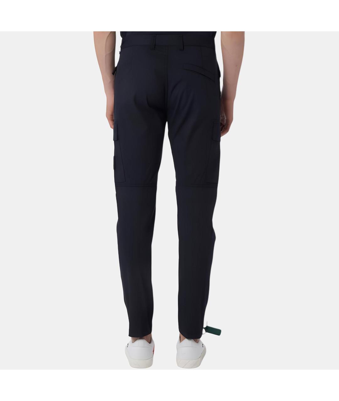 STONE ISLAND Синие повседневные брюки, фото 5