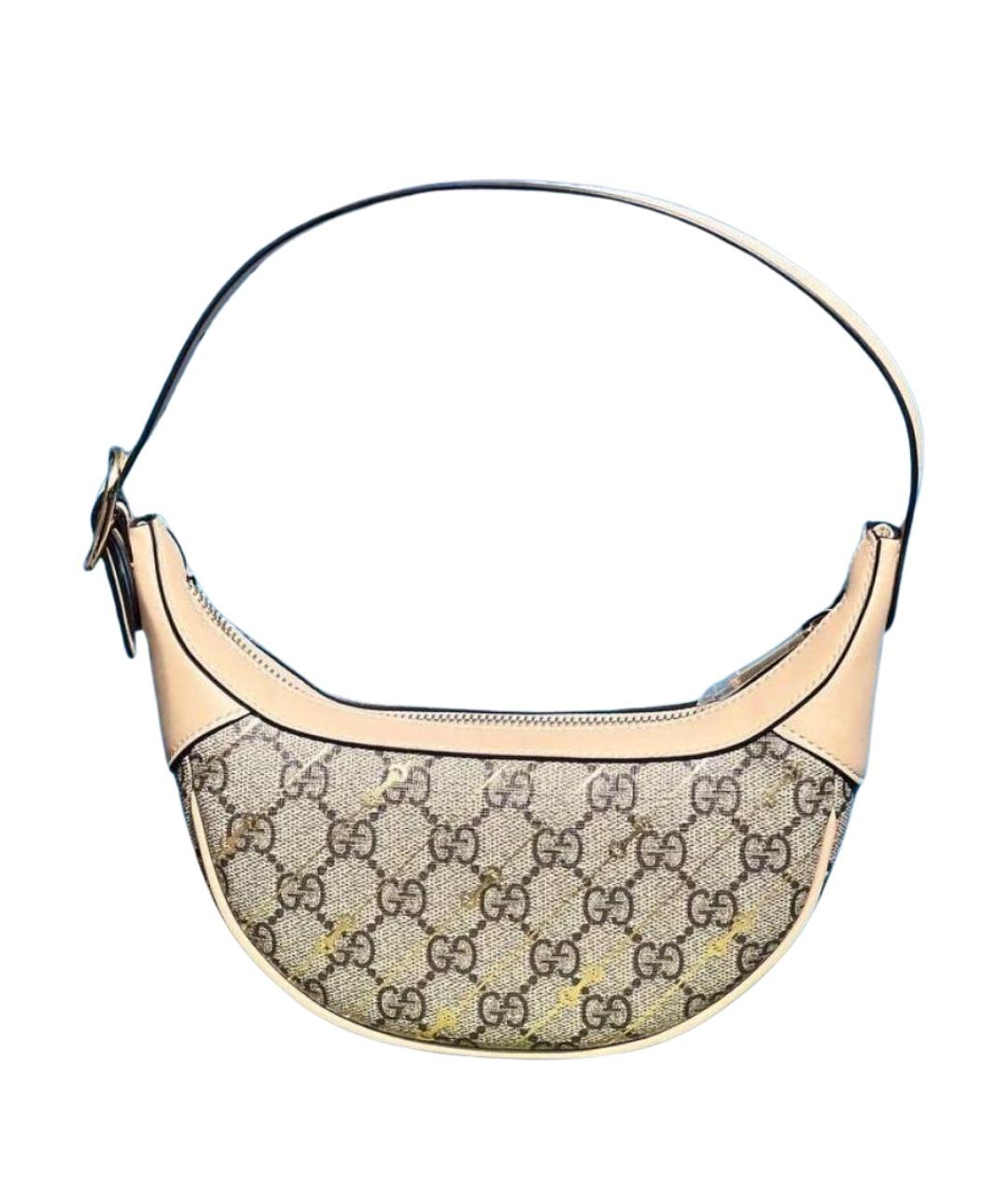 GUCCI Бежевая сумка с короткими ручками, фото 1