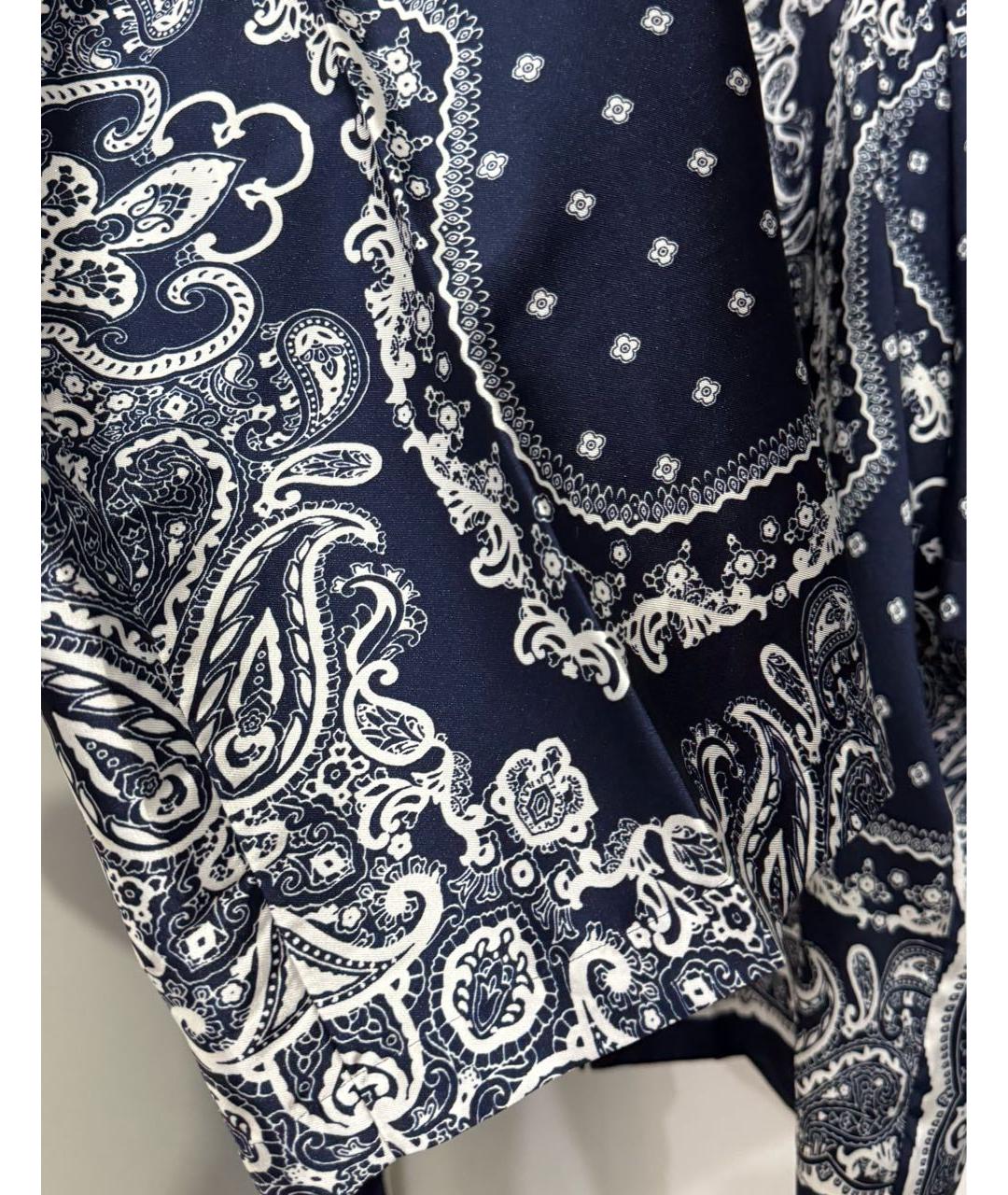 SANDRO Темно-синий полиэстеровый костюм с брюками, фото 4