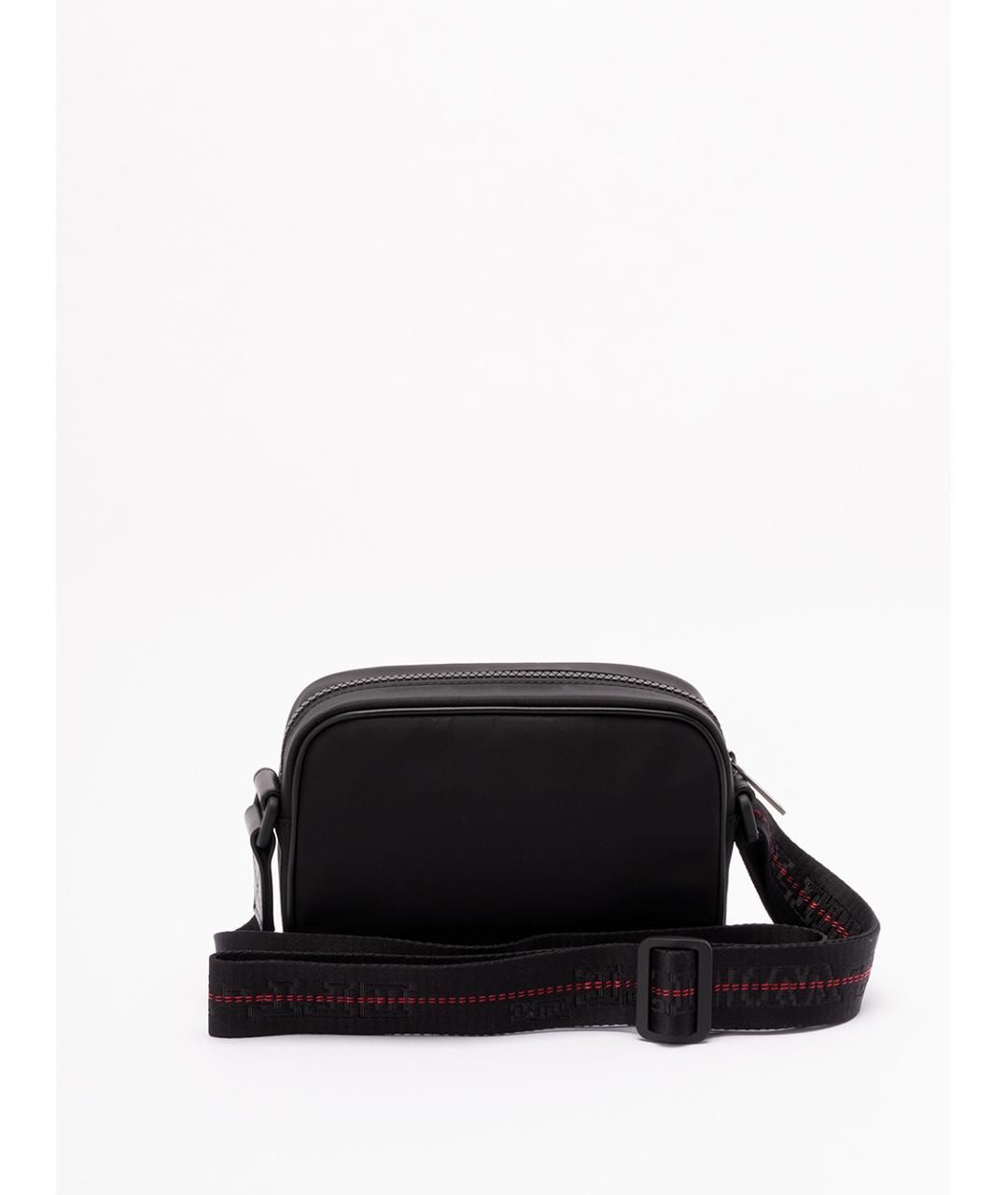 OFF-WHITE Черная синтетическая сумка на плечо, фото 2