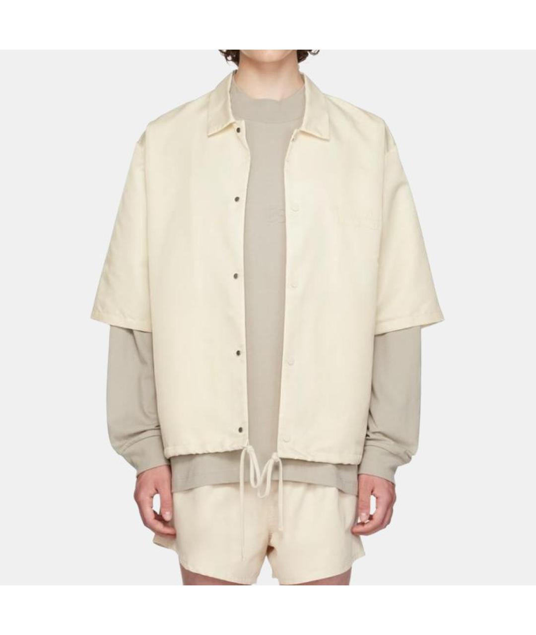 FEAR OF GOD ESSENTIALS Бежевая рубашка, фото 3