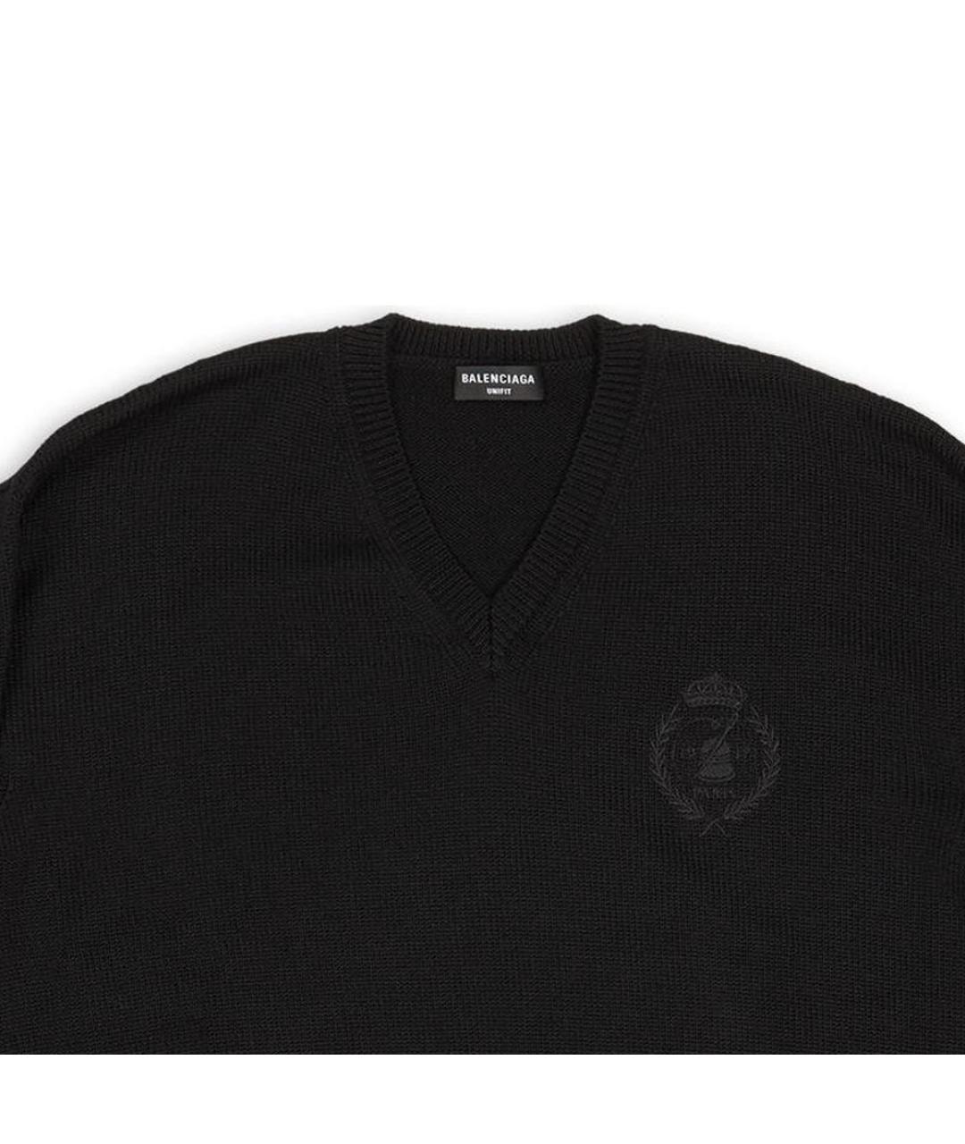 BALENCIAGA Черный джемпер / свитер, фото 4