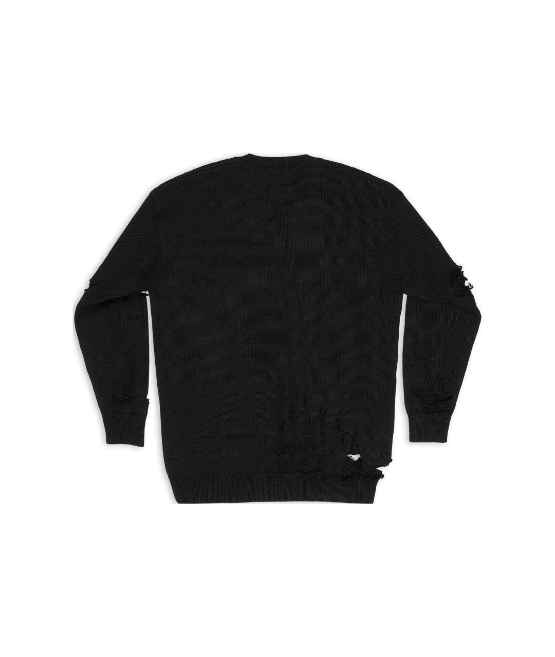 BALENCIAGA Черный джемпер / свитер, фото 2