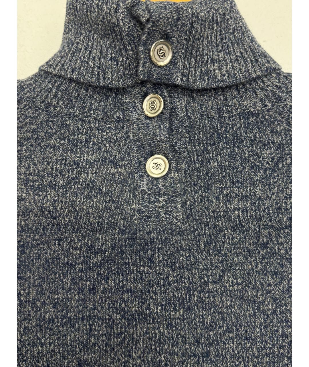 CHANEL Серая кашемировая водолазка, фото 8