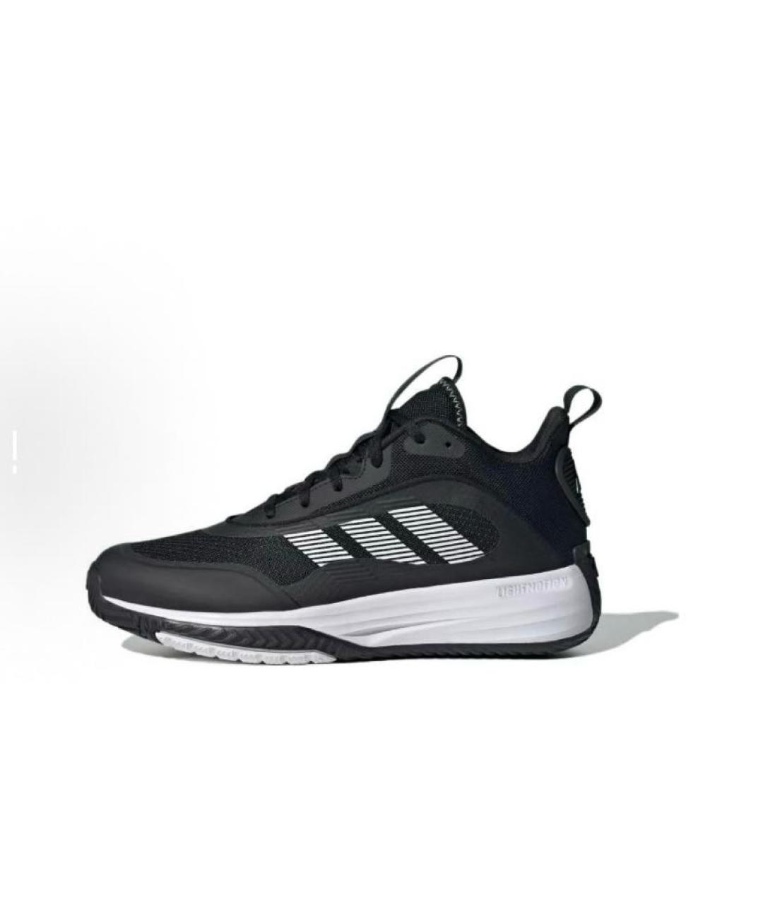 ADIDAS Черные текстильные высокие кроссовки / кеды, фото 2