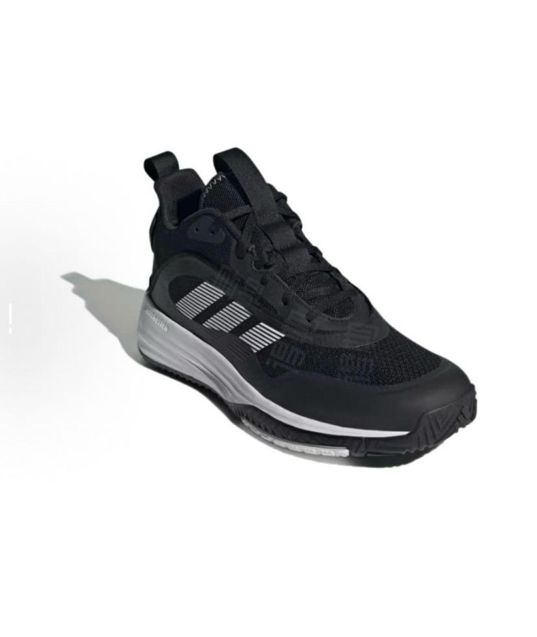 ADIDAS Черные текстильные высокие кроссовки / кеды, фото 3
