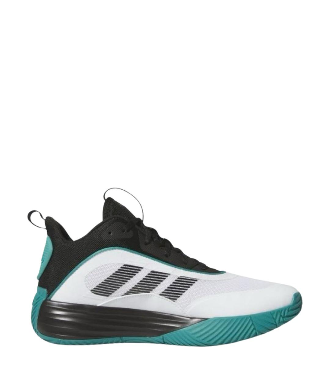 ADIDAS Белые текстильные высокие кроссовки / кеды, фото 1