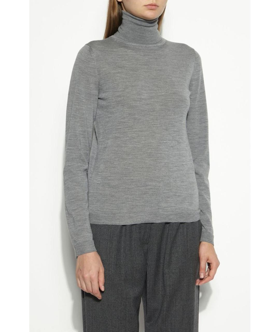 MAX MARA Серая водолазка, фото 3